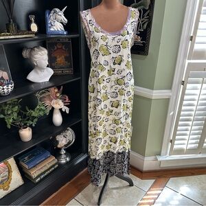 NOTHING MATCHES boho floral mixed pattern dress